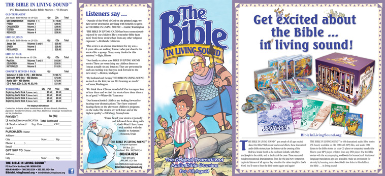 Printable Brochure : The Bible In Living Sound